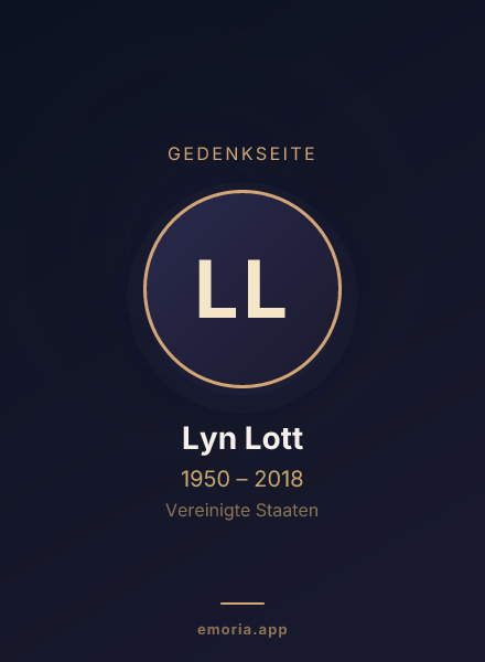 Gedenkportrait von Lyn Lott