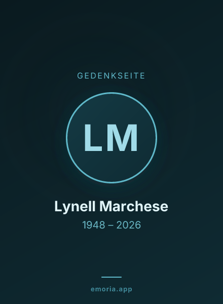 Gedenkportrait von Lynell Marchese