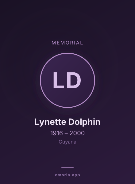 Memorial portrait of Lynette Dolphin