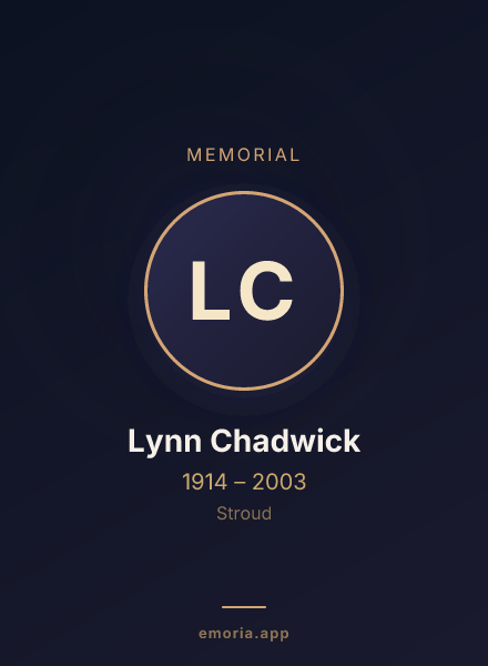 Memorial portrait of Lynn Chadwick