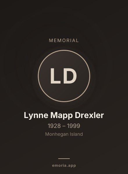Memorial portrait of Lynne Mapp Drexler