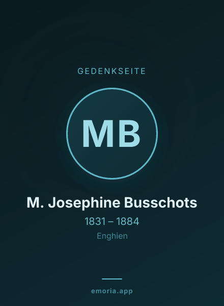 Gedenkportrait von M. Josephine Busschots