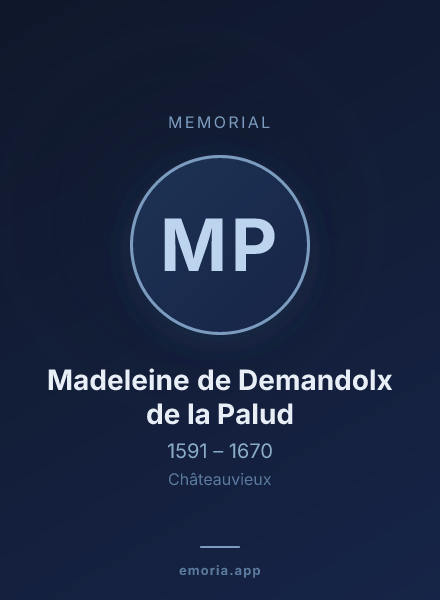 Memorial portrait of Madeleine de Demandolx de la Palud