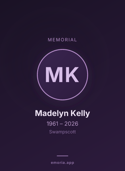 Memorial portrait of Madelyn Kelly