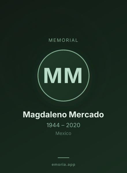 Memorial portrait of Magdaleno Mercado