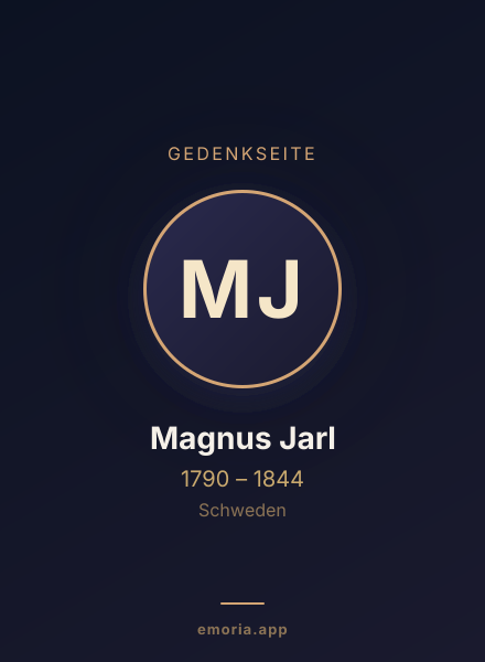 Gedenkportrait von Magnus Jarl