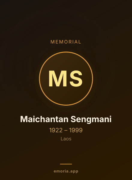 Memorial portrait of Maichantan Sengmani