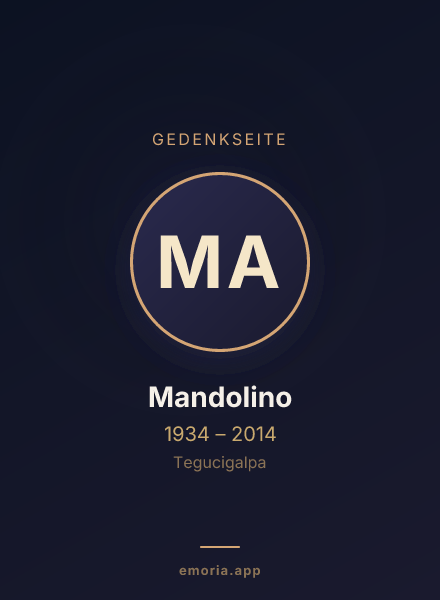 Gedenkportrait von Mandolino