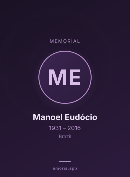 Memorial portrait of Manoel Eudócio