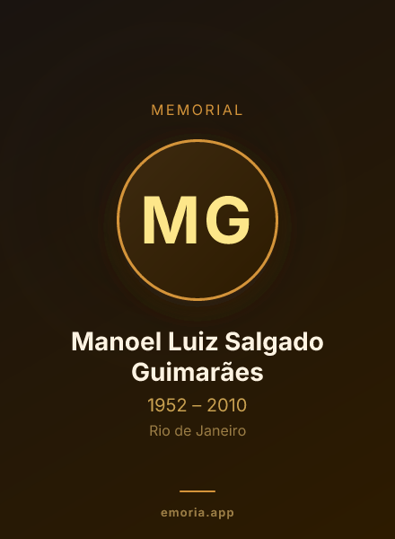 Memorial portrait of Manoel Luiz Salgado Guimarães