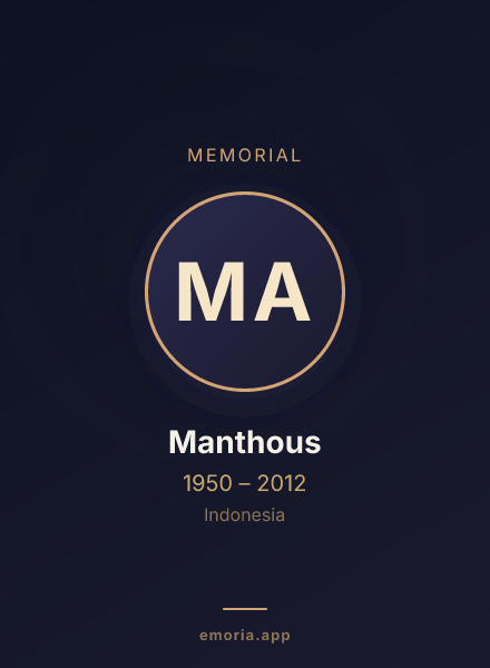 Memorial portrait of Manthous