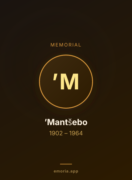 Memorial portrait of ’Mantšebo