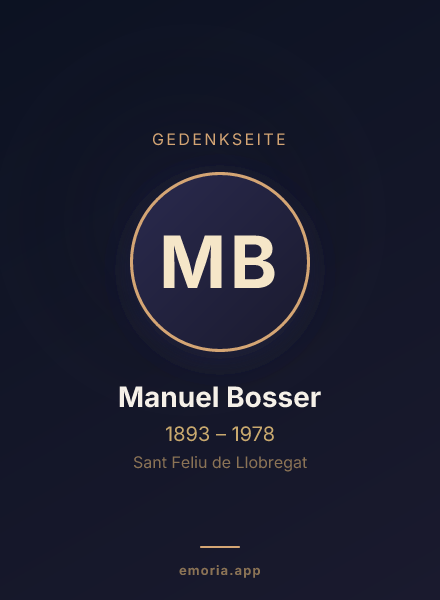 Gedenkportrait von Manuel Bosser