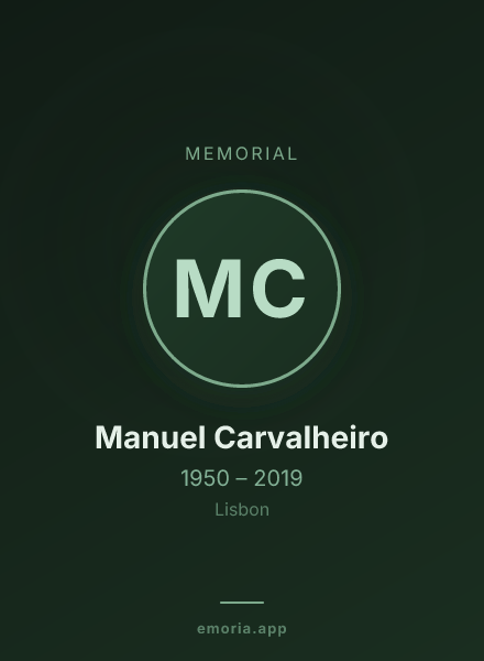 Memorial portrait of Manuel Carvalheiro