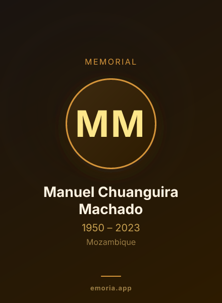Memorial portrait of Manuel Chuanguira Machado