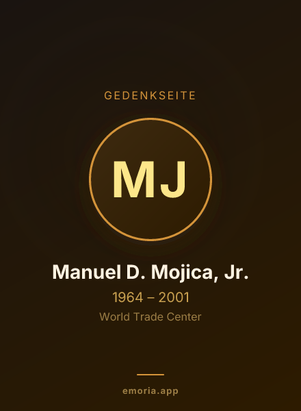 Gedenkportrait von Manuel D. Mojica, Jr.