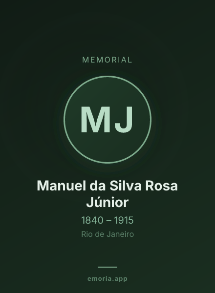 Memorial portrait of Manuel da Silva Rosa Júnior