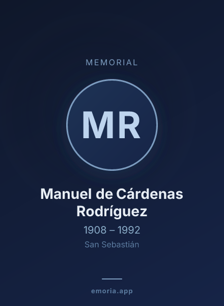 Memorial portrait of Manuel de Cárdenas Rodríguez
