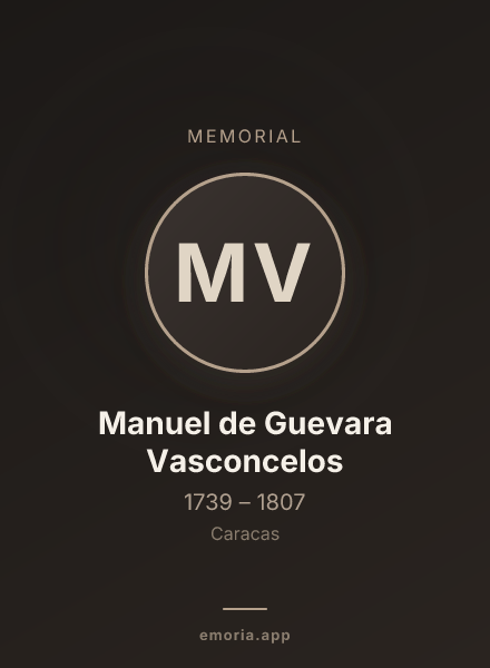 Memorial portrait of Manuel de Guevara Vasconcelos