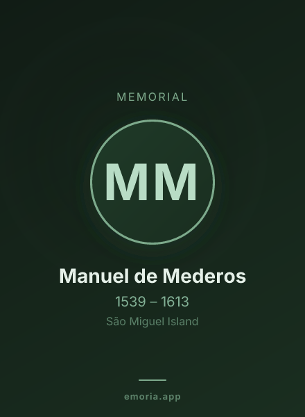 Memorial portrait of Manuel de Mederos