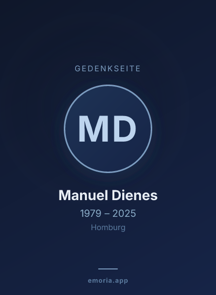 Gedenkportrait von Manuel Dienes