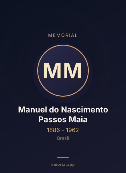 Memorial portrait of Manuel do Nascimento Passos Maia