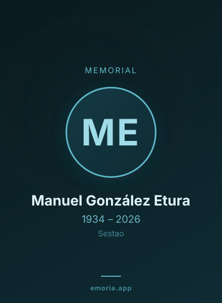 Memorial portrait of Manuel González Etura