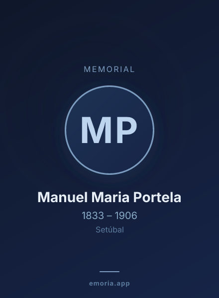 Memorial portrait of Manuel Maria Portela