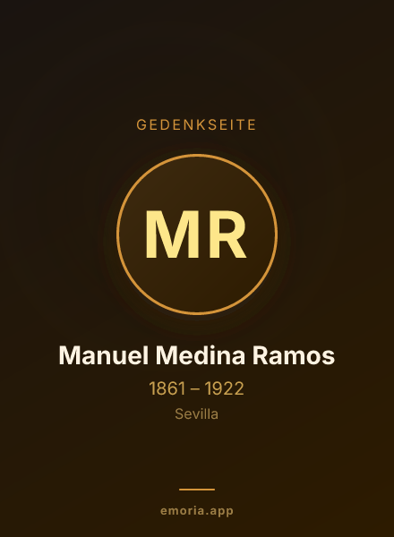 Gedenkportrait von Manuel Medina Ramos