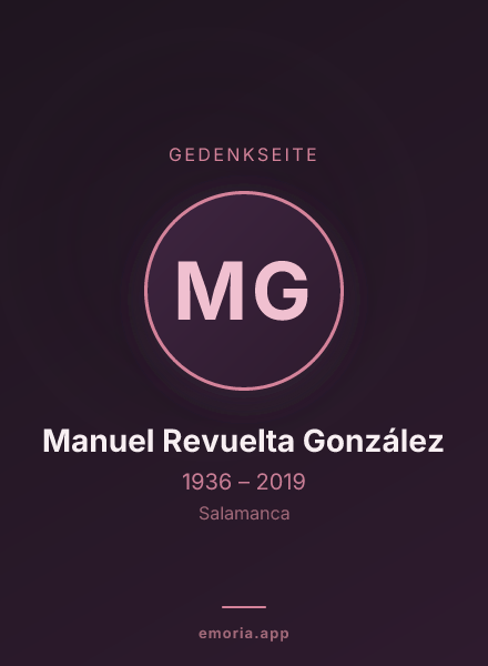 Gedenkportrait von Manuel Revuelta González