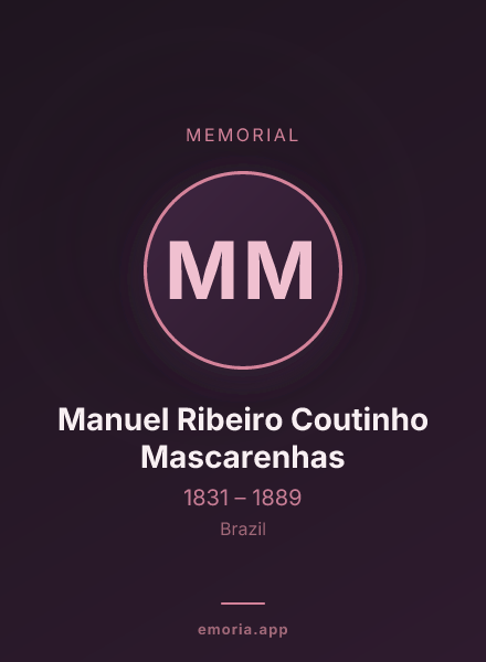 Memorial portrait of Manuel Ribeiro Coutinho Mascarenhas