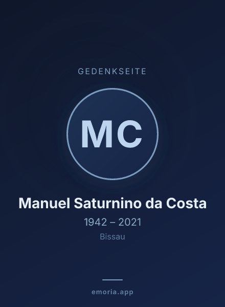Gedenkportrait von Manuel Saturnino da Costa