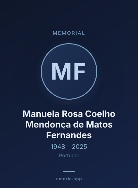 Memorial portrait of Manuela Rosa Coelho Mendonça de Matos Fernandes