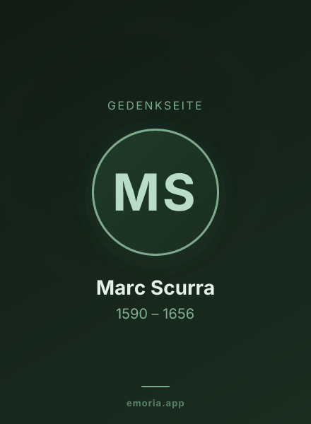 Gedenkportrait von Marc Scurra