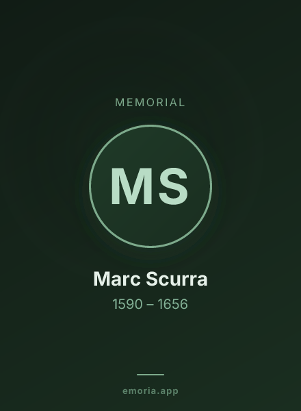 Memorial portrait of Marc Scurra
