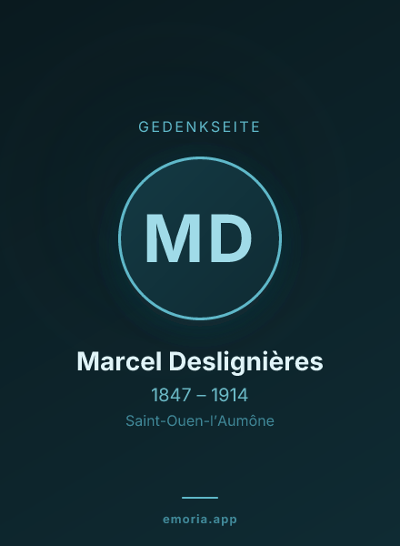 Gedenkportrait von Marcel Deslignières