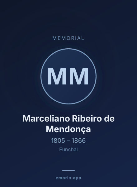 Memorial portrait of Marceliano Ribeiro de Mendonça