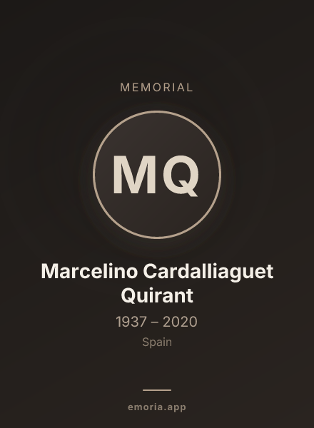 Memorial portrait of Marcelino Cardalliaguet Quirant