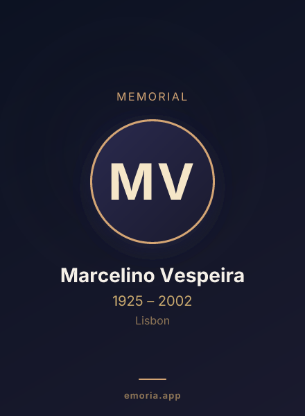 Memorial portrait of Marcelino Vespeira