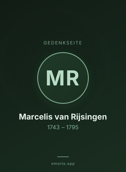 Gedenkportrait von Marcelis van Rijsingen