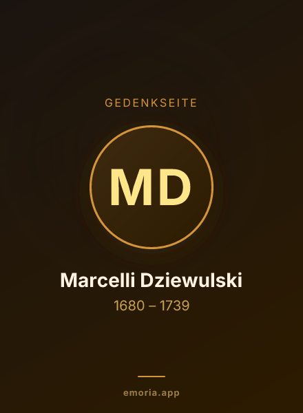 Gedenkportrait von Marcelli Dziewulski