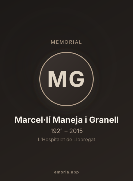 Memorial portrait of Marcel·lí Maneja i Granell