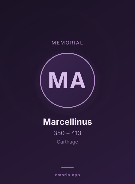 Memorial portrait of Marcellinus