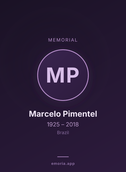 Memorial portrait of Marcelo Pimentel