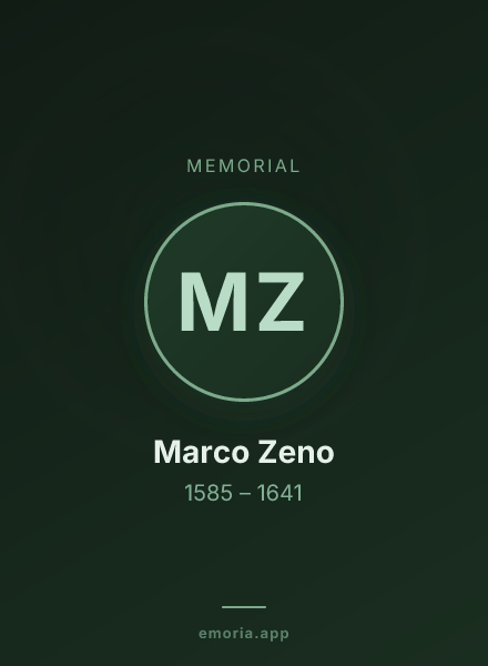 Memorial portrait of Marco Zeno