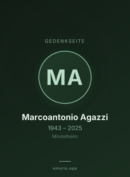 Gedenkportrait von Marcoantonio Agazzi