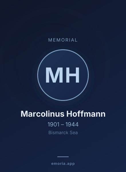 Memorial portrait of Marcolinus Hoffmann