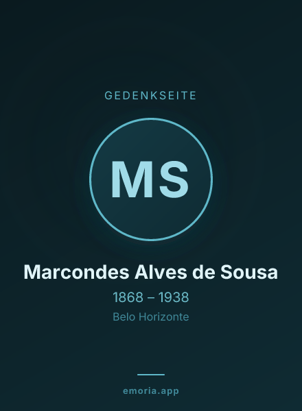 Gedenkportrait von Marcondes Alves de Sousa