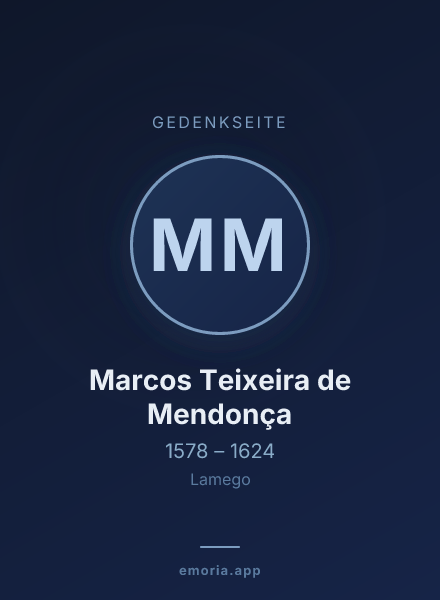 Gedenkportrait von Marcos Teixeira de Mendonça