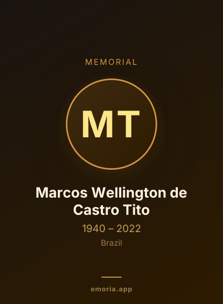 Memorial portrait of Marcos Wellington de Castro Tito